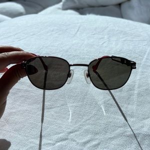 Fiorucci dark red burgundy sunglasses